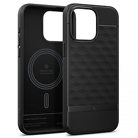 Ốp Lưng Sipgen Caseology Parallax Magfit Dành Cho iPhone 15 Pro Max Có Hỗ Trợ Sạc Không Dây Hàng Chính Hãng