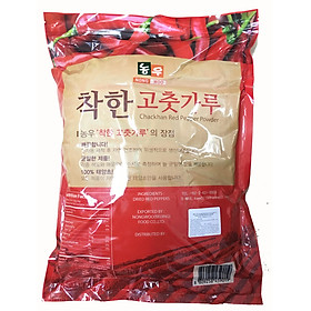 Ớt Bột Mịn Hàn Quốc Nong Woo Chackhan Gói 2,5KG - Dùng Cho Quán Ăn Nhà Hàng