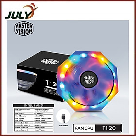 Mua Quạt Tản Nhiệt Đa Năng T120 LED RGB - Hàng chính hãng - JL