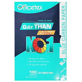 Giấy Than No.1 Officetex OT-CB001BU (100 Tờ/Hộp)