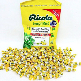 Kẹo ngậm thảo mộc Ricola hương bạc hà - bịch 105 viên