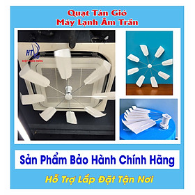 Mua (Bảo hành 6 tháng) Quạt Tản Gió Gắn Máy Điều Hoà Âm Trần - Cánh Quạt Rẽ Gió tự Động