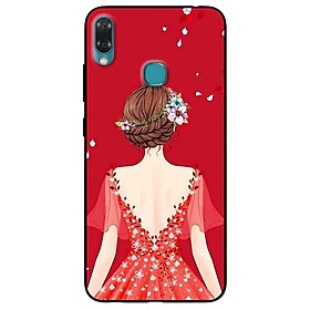 Ốp lưng dành cho Vsmart Joy 1+ mẫu Cô Gái Váy Đỏ
