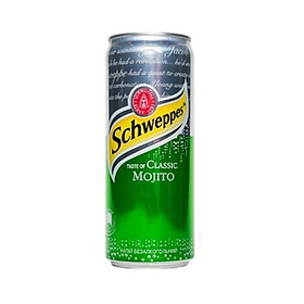 Schweppes Taste of Classic Mojito 330 ml - Nước ngọt có ga vị cocktail cổ điển SCHWEPPES 330ml