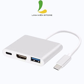 Cáp chuyển đổi OEM Type C sang HDMI,  USB cho máy tính và điện thoại