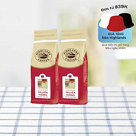 Combo 2 Túi Cà Phê Rang Xay Truyền Thống Highlands Coffee 1Kg