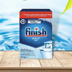 Combo Muối rửa bát Finish 4kg+Vệ sinh máy Finish