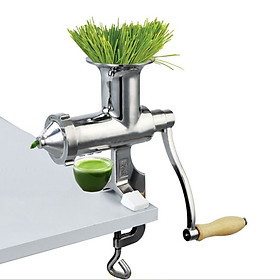 Máy ép trái cây – cỏ lúa mì bằng tay chất liệu inox Manual Wheet Grass Juicer