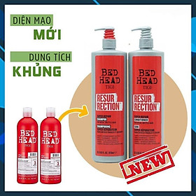 Cặp đôi Bed Head Tigi đỏ số 3 dành cho tóc hư tổn nặng