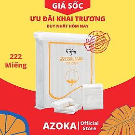 Mua  Bạn mới nhập COSHBM -50% đơn 0Đ  Bông Tẩy Trang Cotton Pads 3 Lớp Túi 222 Miếng  BÔNG TẨY TRANG Cotton 222 miếng 3 lớp túi zip tiện lợi