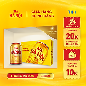 Bia Hà Nội - Thùng 24 lon 330ml