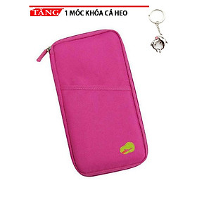 Bao đựng Passport Hộ Chiếu Bảo Quản Thẻ Coler Chống Thấm nước Tặng móc khóa cá heo