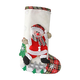 Fashion Christmas Sock Holiday Party Gift Bag Festival Fireplace Kids Old Man