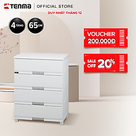 Mua Tủ Nhựa Ngăn Kéo Đa Năng 4 Ngăn TENMA  Fits Plus Premium FP6504