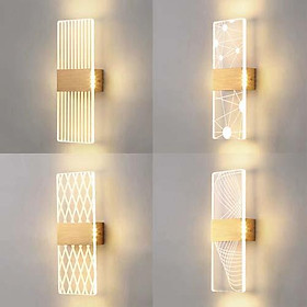 Đèn Treo Tường Trang Trí Hình Khối Chữ Nhật Đèn Gắn Tường LED