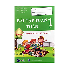 [Download Sách] Bài tập tuần Toán 1 tập 2 ( Cùng học để phát triển năng lực )