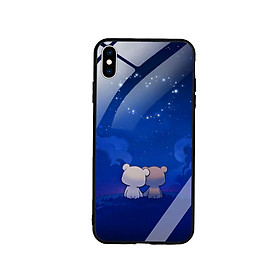 Ốp Lưng Kính Cường Lực cho điện thoại Iphone Xs Max - Cute 10