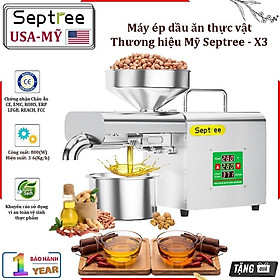 Mua   Hàng chính hãng  Máy ép dầu ăn thực vật dùng trong gia đình. Thương hiệu Mỹ cao cấp Septree - X3