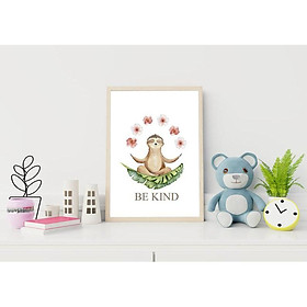 Tranh treo tường | Tranh cho bé-Sloth Printable Wall Art for Nursery Decor 48 , tranh canvas giá rẻ