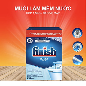 Muối rửa chén Finish Dishwasher Salt 4kg - muối rửa bát finish 4 kg, muối finish 1.2kg, muối finish 1.5kg