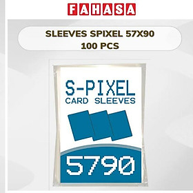 Bộ 100 Bọc Bài S-Pixel 5790 mm - The Kas