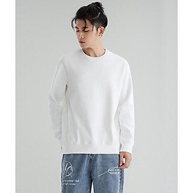 Áo Sweater Cổ Tròn Dài Tay Nữ Nam Unisex Chất Vải Nỉ Poly Trơn, Áo thun nữ tay dài Áo hoodie nam nữ mặc / áo sweater nam nữ mặc in chữ hàn, in cờ hàn quốc / áo khoác