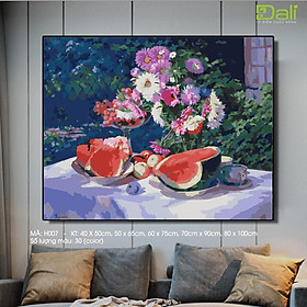 Mua Tranh treo tường tự tô màu số hóa DALI Tranh Hoa H007