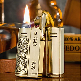 Mua Hộp Quẹt Bật Lửa Xăng Đá 6800H Kiểu Cối Cổ Bằng Đồng Cực Đẹp - Nhiều Hình
