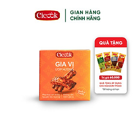Bột Gia Vị Ướp Nướng CICOOK, Gói ướp thịt nướng ngon chuẩn vị không cần nêm nếm 100g