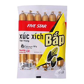 Xúc Xích Tiệt Trùng Bắp Five Star CP 150G