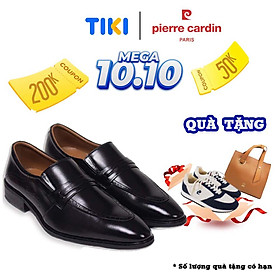 Giày Da Pierre Cardin Penny Loafer - PCMFWLC090BRW màu nâu
