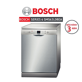 Máy rửa chén độc lập Bosch SMS63L08EA 13 bộ - Series 6 - SX Thổ Nhĩ Kỳ - Hàng chính hãng
