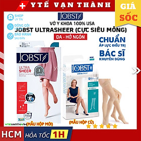 Vớ Y Khoa JOBST Ultrasheer Cực Siêu Mỏng Da, Hở Ngón Tất Suy Giãn Tĩnh