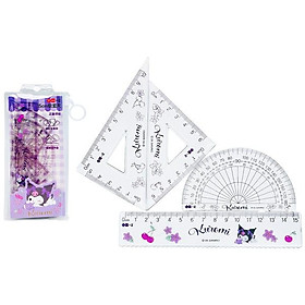 Bộ Thước Eke 4 Món Kuromi - iiGEN YZ880032