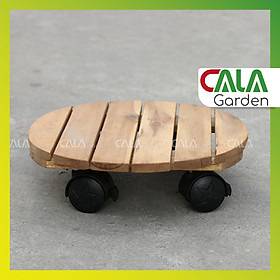 Mua Combo 2 đế để chậu cây có bánh xe - Kệ giá đỡ chậu hoa  cây cảnh đa năng siêu bền