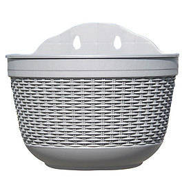 Giỏ Treo Đựng Cây Cối Bằng Nhựa PP Kiểu Dáng Mây Tre Đan
