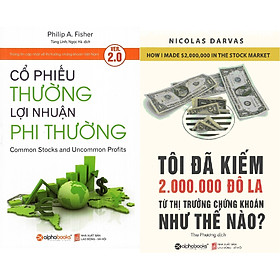 [Download Sách] Bộ Sách Hay về Làm Giàu Từ Thị Trường Chứng Khoán (Gồm 2 Cuốn: Cổ Phiếu Thường, Lợi Nhuận Phi Thường + Tôi Đã Kiếm Được 2.000.000 Đô-La Từ Thị Trường Chứng Khoán Như Thế Nào? ) Tặng Cây Viết Sapphire