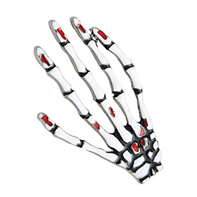 Gothic Skeleton  Hand Brooch for Women Men's Jewelry Halloween Gift