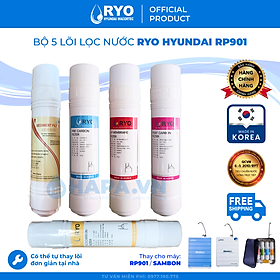 Mua Bộ Lõi Lọc RYO Hyundai Nhập Khẩu Hàn Quốc - Hàng Chính Hãng - (Dùng Thay Lõi Cho máy lọc nước RP901 RP902 RP903 RP100H PGP1000 RP100S Sambon Wacortec - Sediment Pre-carbon Post-carbon TCR FTO UF RO Membrane...)