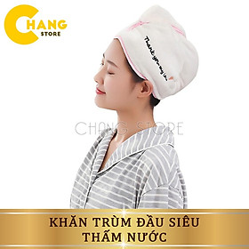 Mua Khăn Trùm Lau Tóc Siêu Thấm Thần Thánh