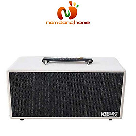 Mua Loa kéo Acnos KS363H  - Loa bluetooth thùng gỗ bọc da hammerr tặng kèm micro không dây cao cấp - Hàng nhập khẩu
