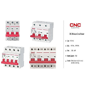Mua CB đóng ngắt  Aptomat 3 pha 3P và 4P 32A  63A và 100A 380V