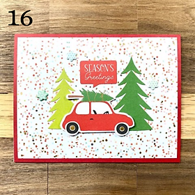 Thiệp Noel chúc mừng giáng sinh Size to 15cm - Christmas Card bbne12
