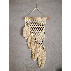 Mua Mành macrame hình chiếc lá