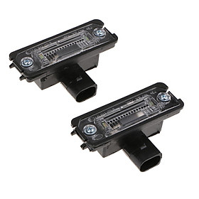 2 Pieces  Light Lamp Number Plate Lamp For  Golf  MK4