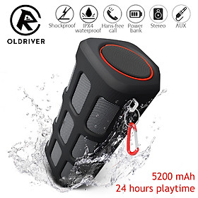 Portable Outdoor Waterproof Wireless Bluetooth Speaker Power Bank Bass Subwoofer