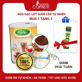 Sản phẩm thực dưỡng -Bột sữa mầm gạo lức SoyNa - Không đường