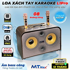 Mua Loa L1 Pro Karaoke Nghe  Nhạc Di Động Cao Cấp 8 Đường Tiếng Loa Bass Đôi 25cm  Micro Hợp Kim  Hát Cực Hay Hàng Nhập Khẩu