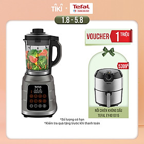 Máy làm sữa hạt, xay nấu đa năng 2 cối nóng và lạnh, hút chân không - Tefal Ultra Blend Boost BL985A31 - 1300W - Hàng chính hãng