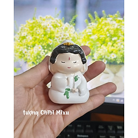 Tượng Quan Âm Bồ Tát 6.5cm decor decor phòng trang trí quà tặng quà lưu niệm